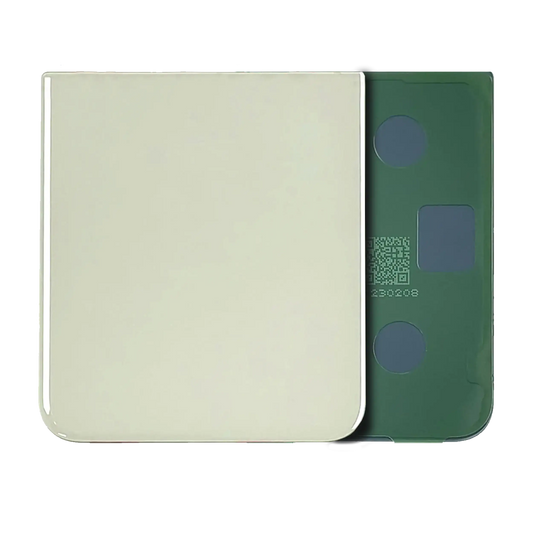 Bottom Back Cover Glass For Samsung Galaxy Z Flip 5 (Service Pack) (Yellow) - View 1 | TechDrip Canada