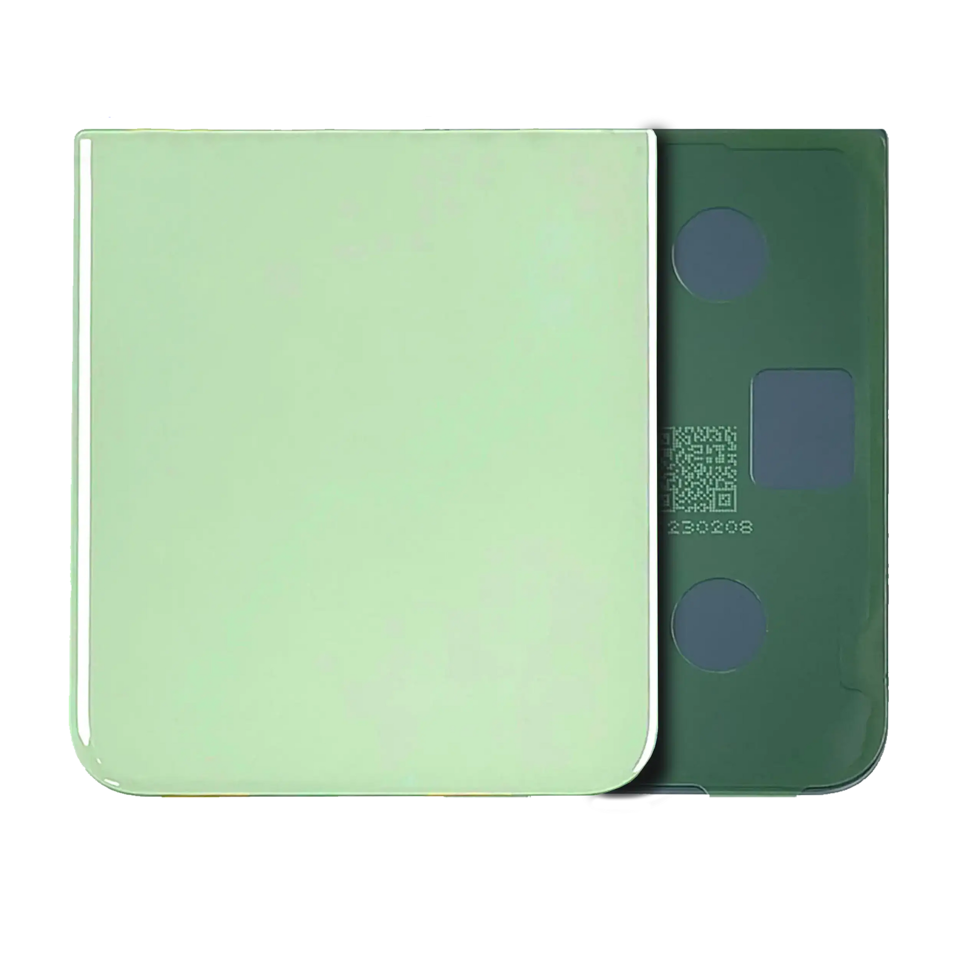 Bottom Back Cover Glass For Samsung Galaxy Z Flip 5 (Service Pack) (Green) - View 1 | TechDrip Canada