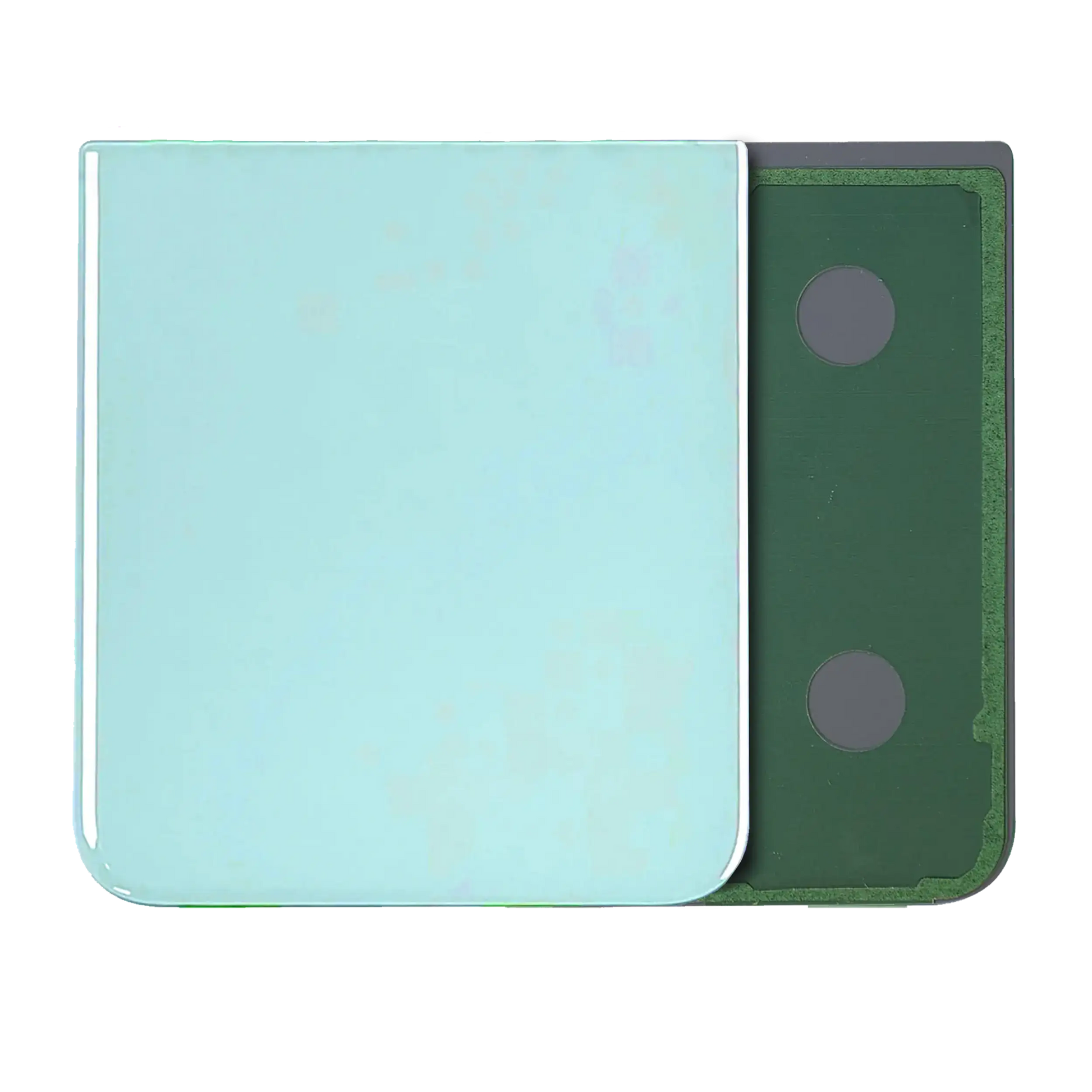 Bottom Back Cover Glass For Samsung Galaxy Z Flip 5 (Service Pack) (Mint) - View 1 | TechDrip Canada