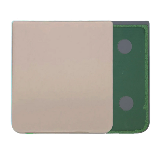 Buy Bottom Back Cover Glass For Samsung Galaxy Z Flip 4 (Service Pack) (Rose Gold) - High Quality Replacement Part - View 1 | TechDrip Canada