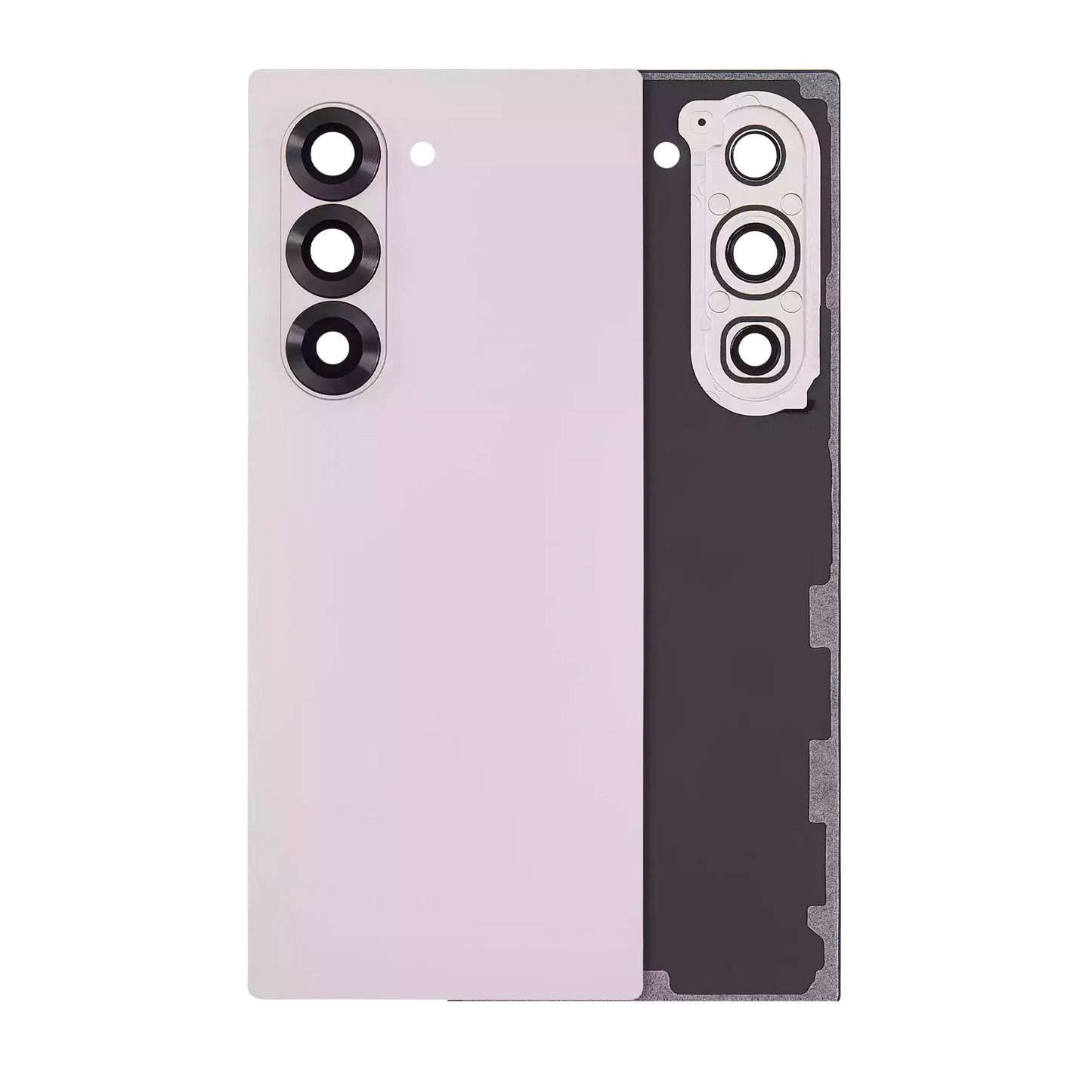 Samsung replacement part: Back Cover Glass With Camera Lens For Samsung Galaxy Z Fold 6 5G (Service Pack) (Pink)