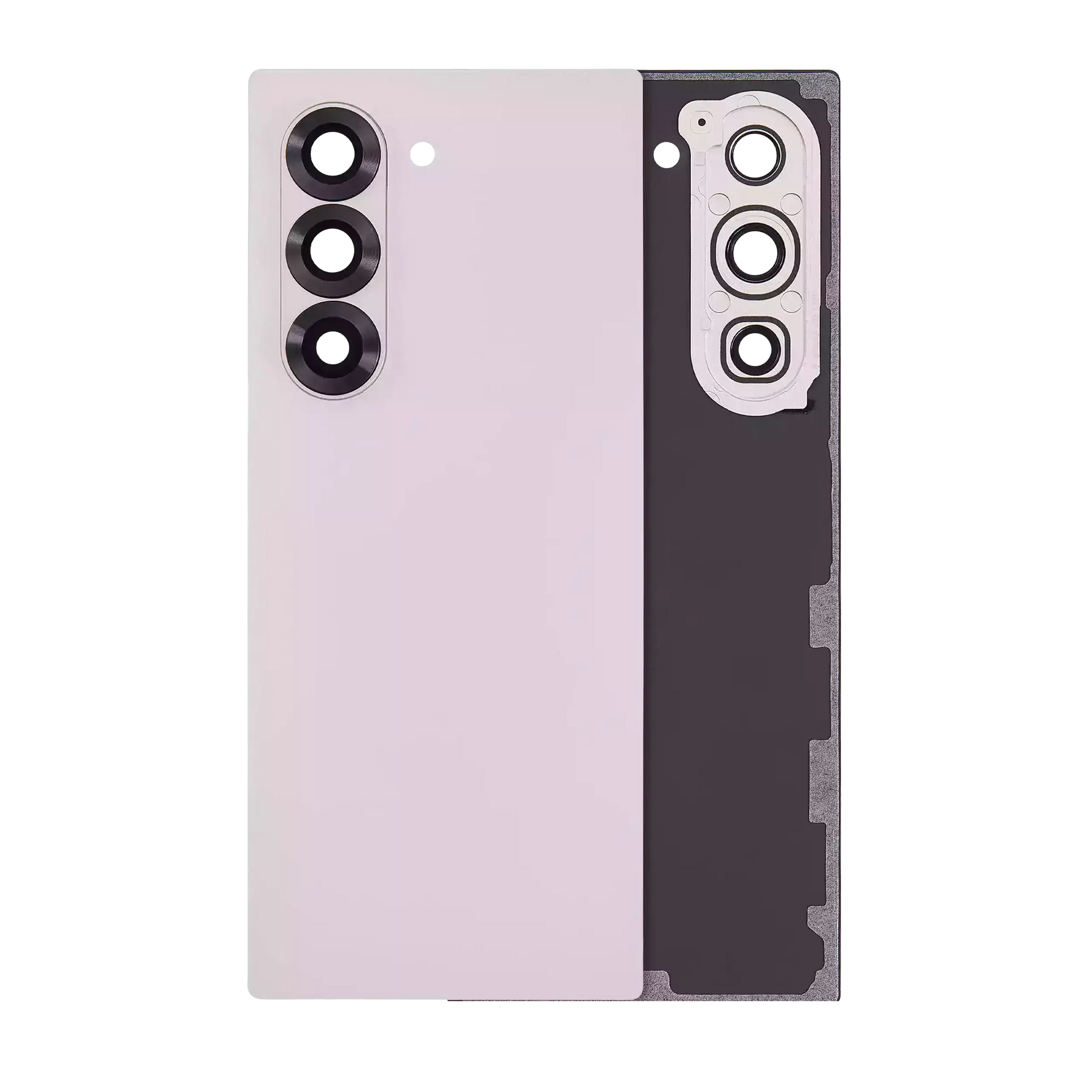 Samsung replacement part: Back Cover Glass With Camera Lens For Samsung Galaxy Z Fold 6 5G (Service Pack) (Pink)