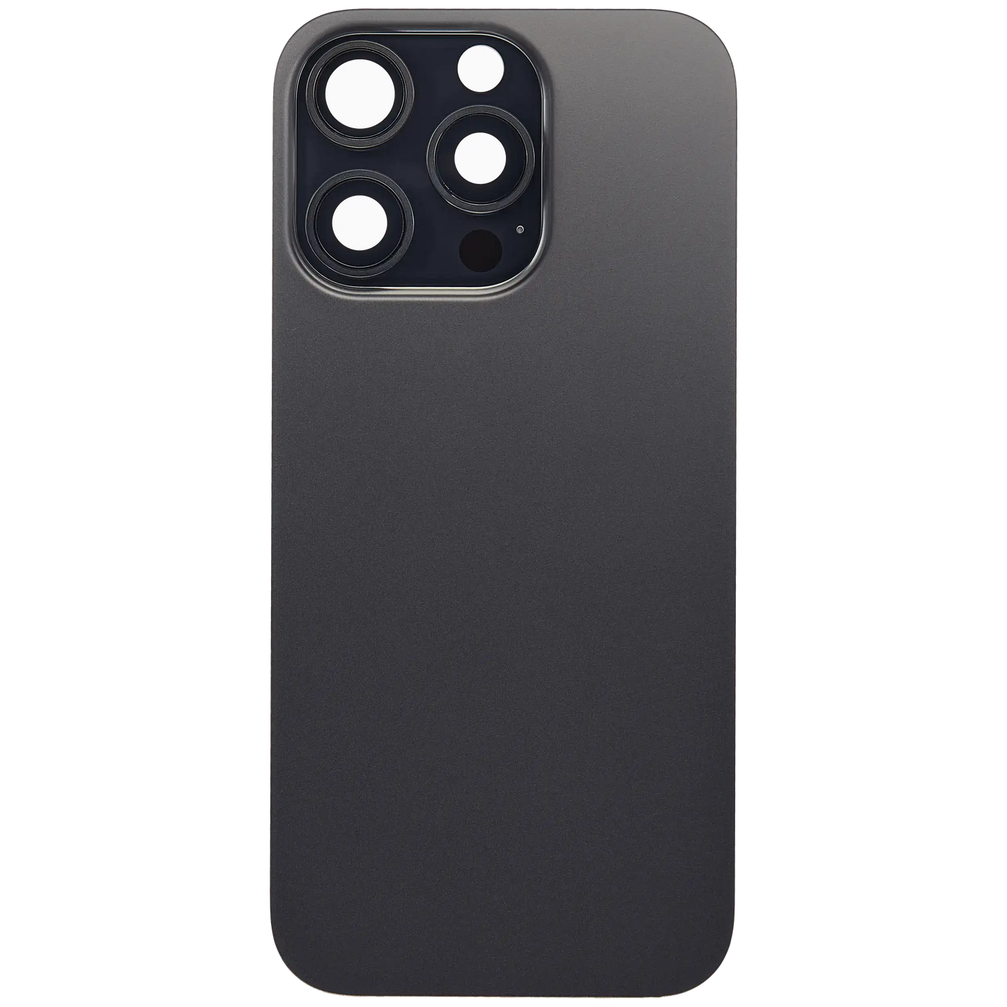 Back Glass w/ MagSafe Magnet For iPhone 16 Pro (Aftermarket) (Black Titanium) (No Logo)