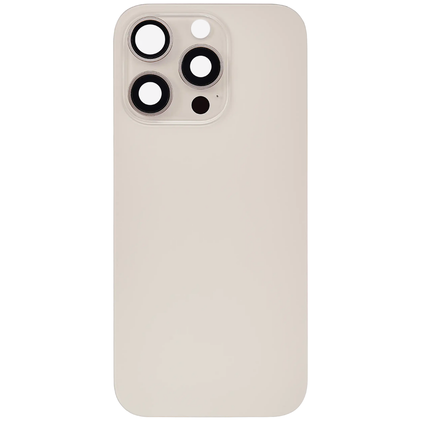 Back Glass w/ MagSafe Magnet & NFC & Flashlight Flex For iPhone 16 Pro (Service Pack) (Desert Titanium)
