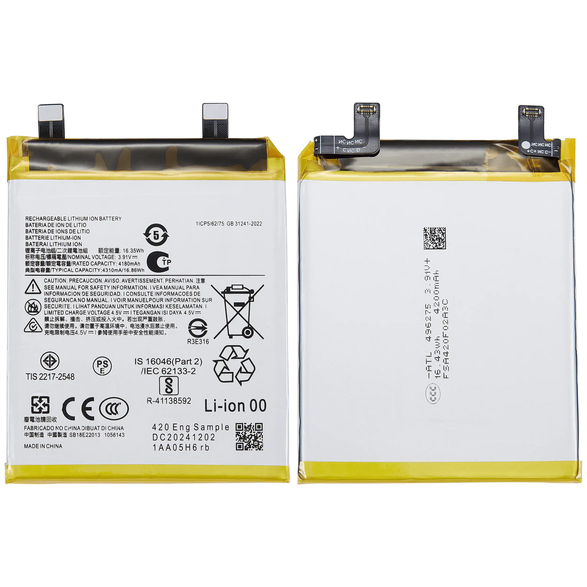 Replacement Battery For Motorola Moto Edge 50 Neo (XT2409-3 / 2024) (QV43) | SKU 107092171153 | image 2