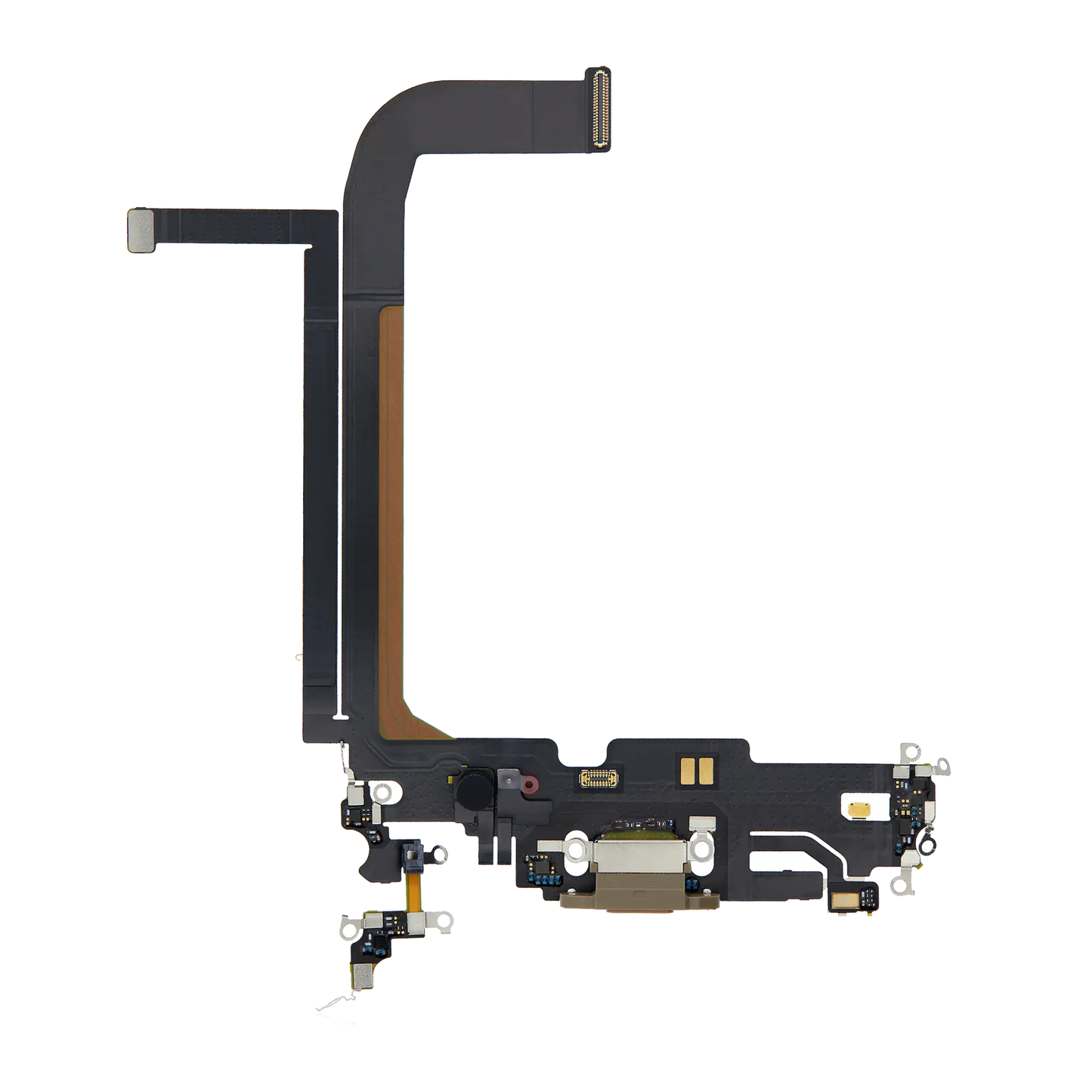 Charging Port Flex Cable For iPhone 13 Pro Max (Premium) (Gold)