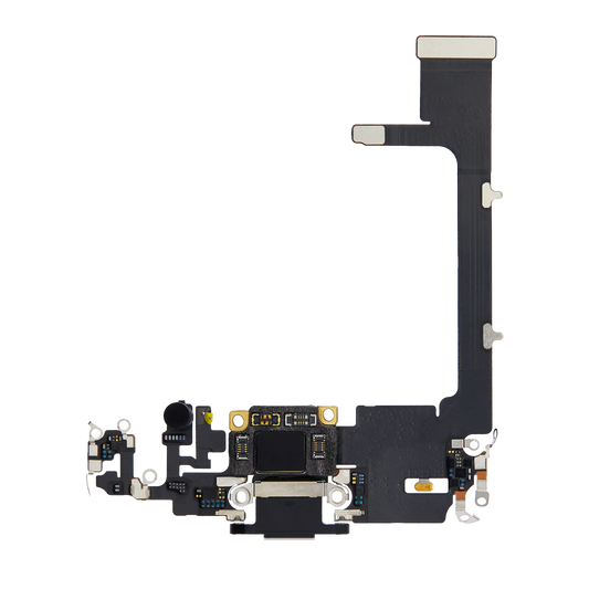 Charging Port Flex Cable With Board For iPhone 11 Pro (Used OEM Pull) (Space Gray)