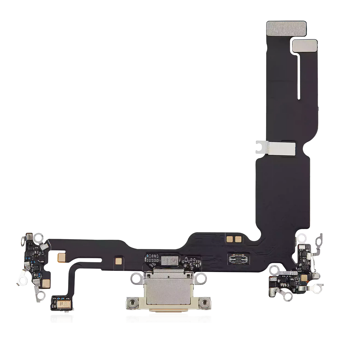 Charging Port Flex Cable For iPhone 15 Plus (Aftermarket Plus) (Yellow)