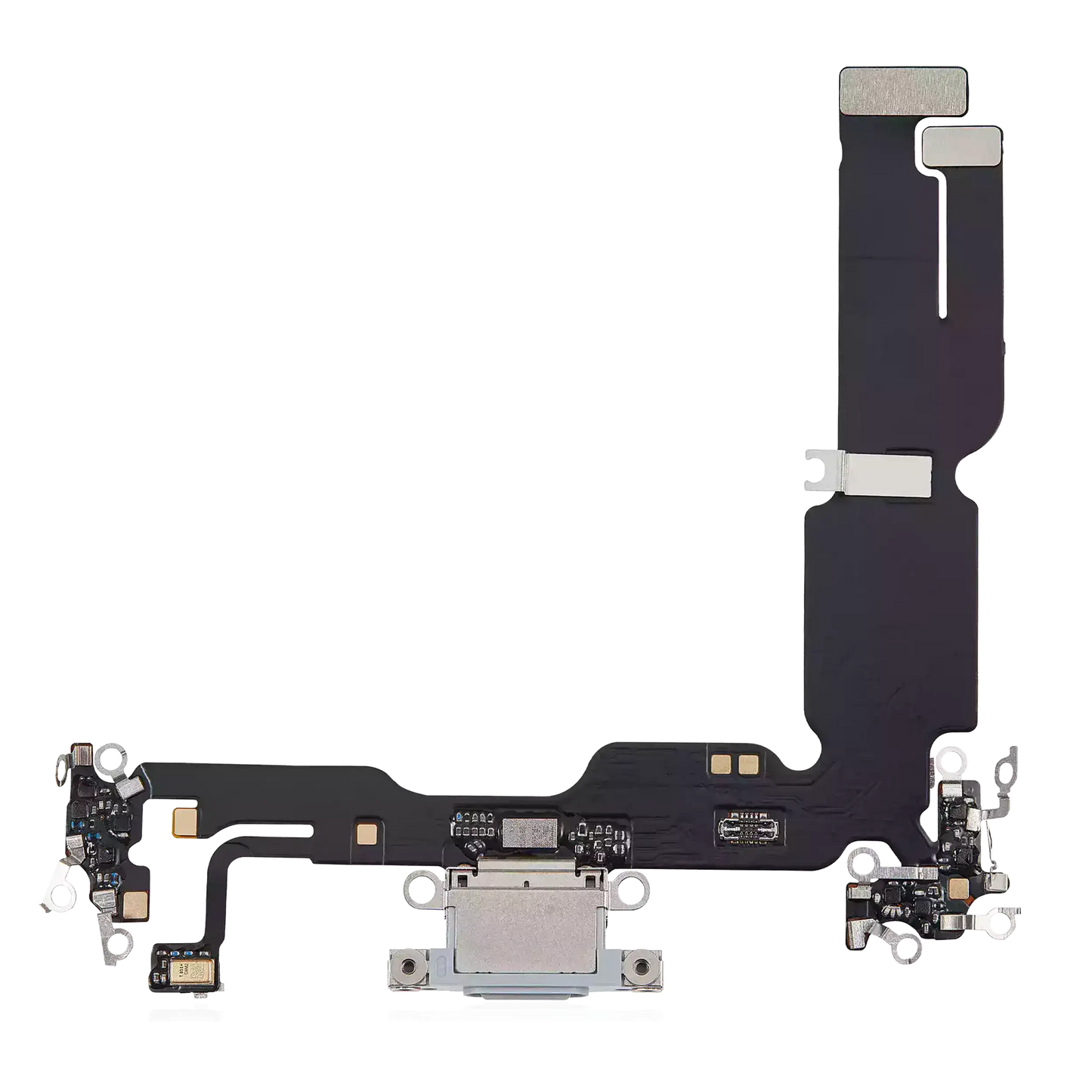 Charging Port Flex Cable For iPhone 15 Plus (Aftermarket Plus) (Blue)