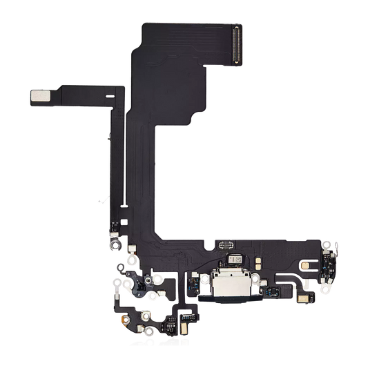 Charging Port Flex Cable For iPhone 15 Pro (Aftermarket Plus) (Blue Titanium)
