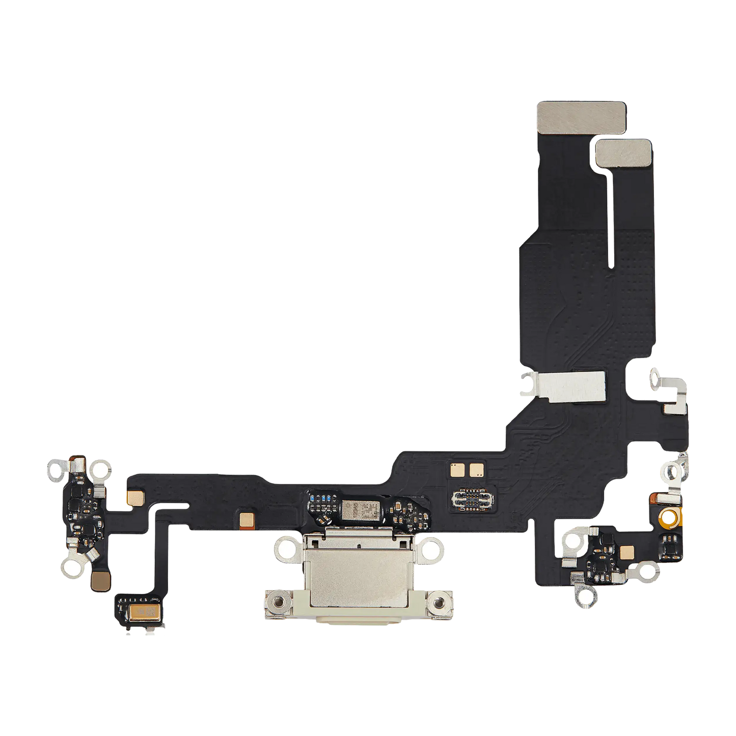 Charging Port Flex Cable For iPhone 15 (Aftermarket Plus) (Yellow)