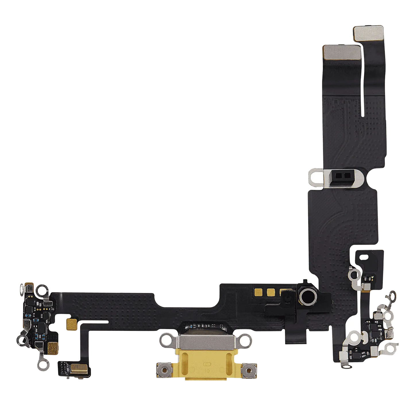 Charging Port Flex Cable For iPhone 14 Plus (Used OEM Pull) (Yellow)