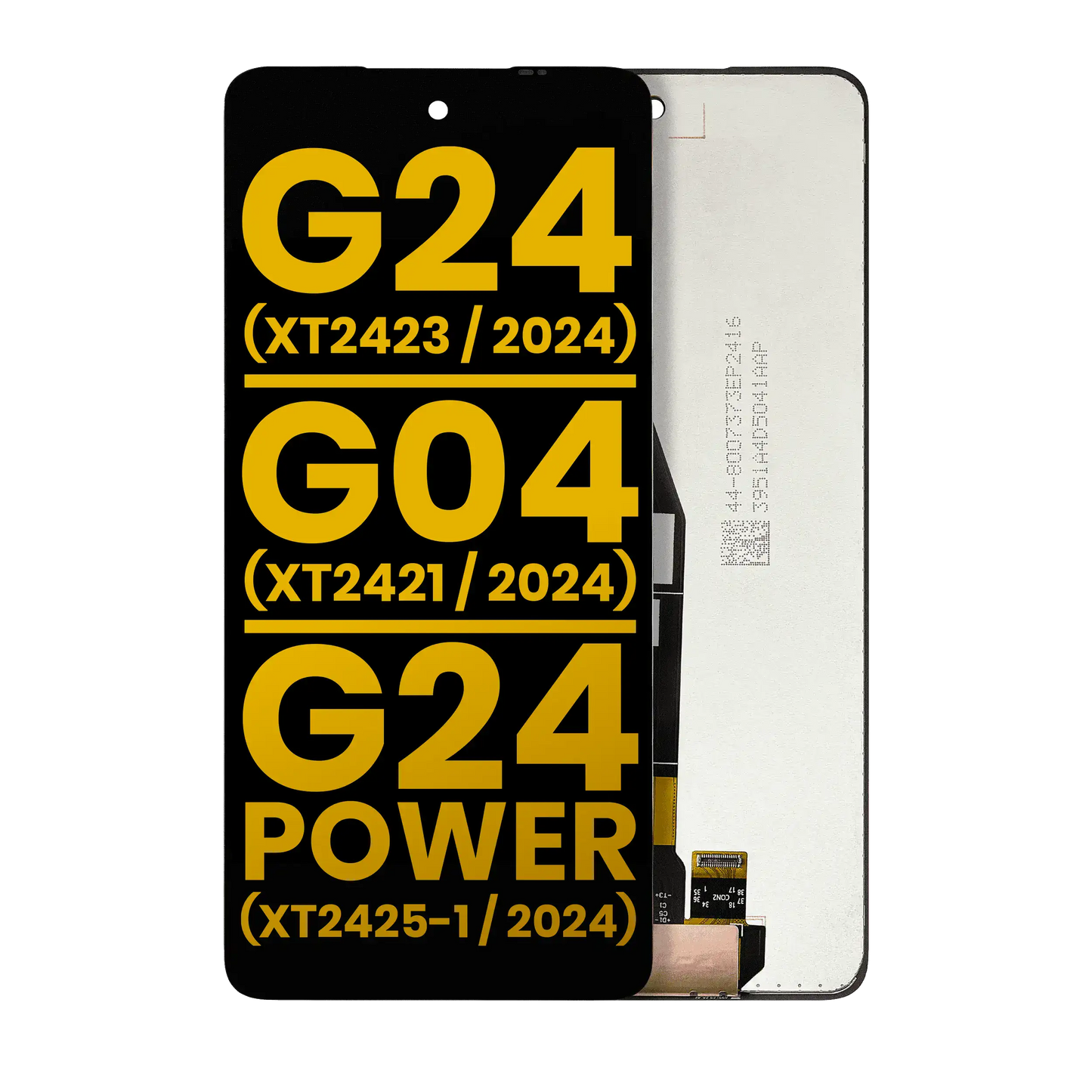 LCD Assembly Without Frame For Motorola Moto G24 (XT2423 / 2024) / G04 (XT2421 / 2024) / G24 Power (XT2425-1 / 2024) replacement part SKU 107082142101 image 1