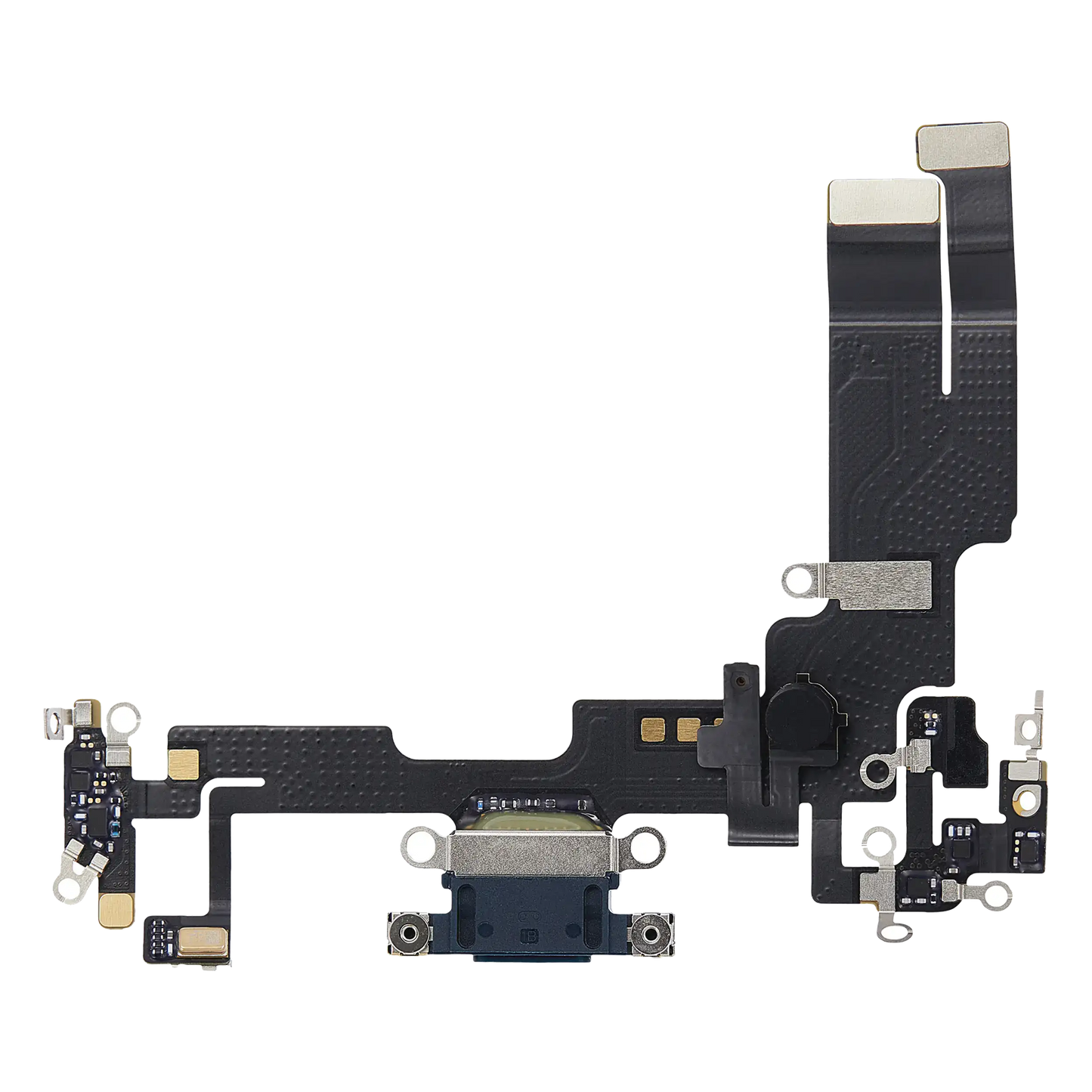 Charging Port Flex Cable For iPhone 14 (Used OEM Pull) (Midnight)