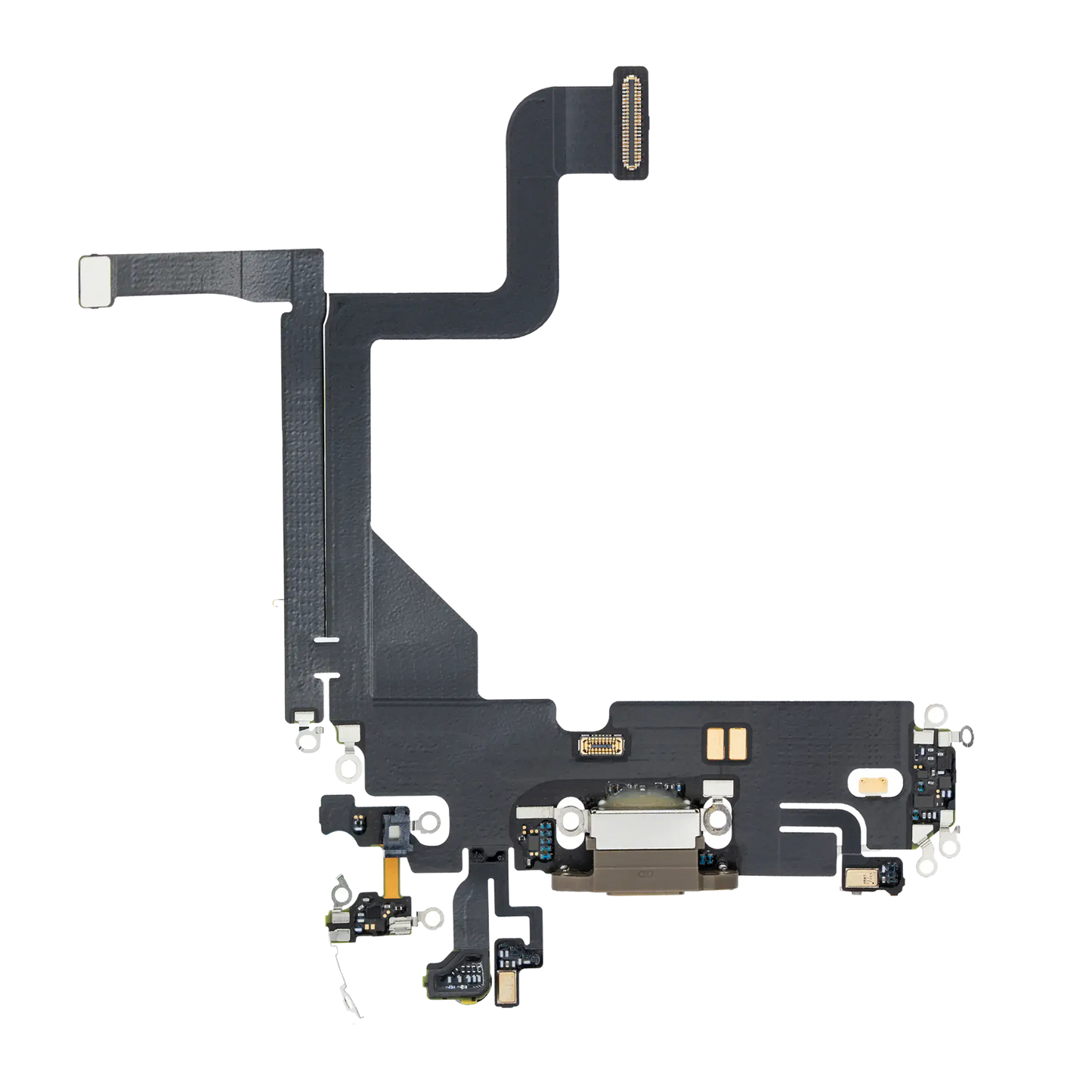 Charging Port Flex Cable For iPhone 13 Pro (Premium) (Gold)