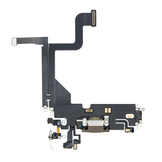 Charging Port Flex Cable For iPhone 13 Pro (Premium) (Gold)