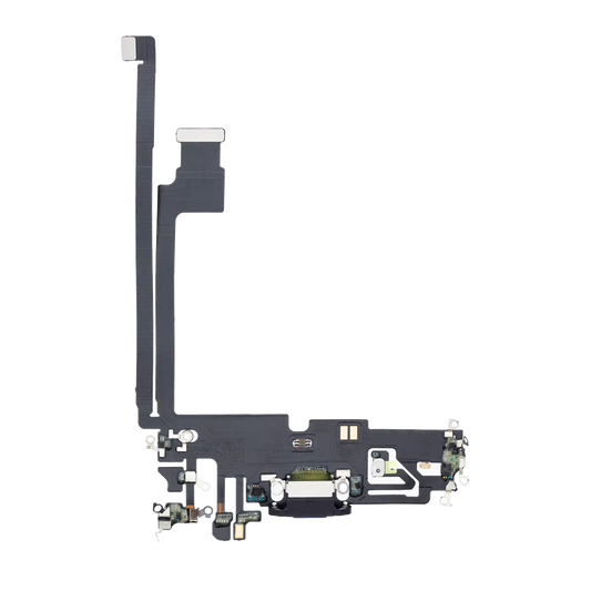 Charging Port Flex Cable For iPhone 12 Pro Max (Aftermarket Plus) (Graphite)