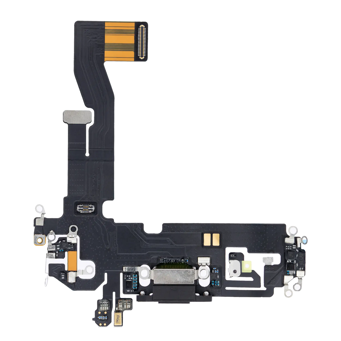 Charging Port Flex Cable For iPhone 12 / 12 Pro (Aftermarket Plus) (Graphite)