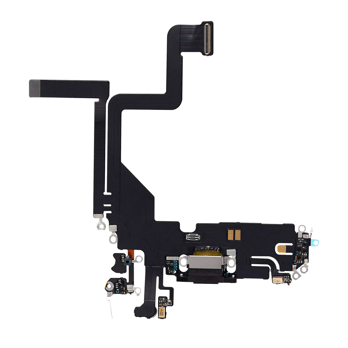 Charging Port Flex Cable For iPhone 14 Pro (Aftermarket Plus) (Space Black)