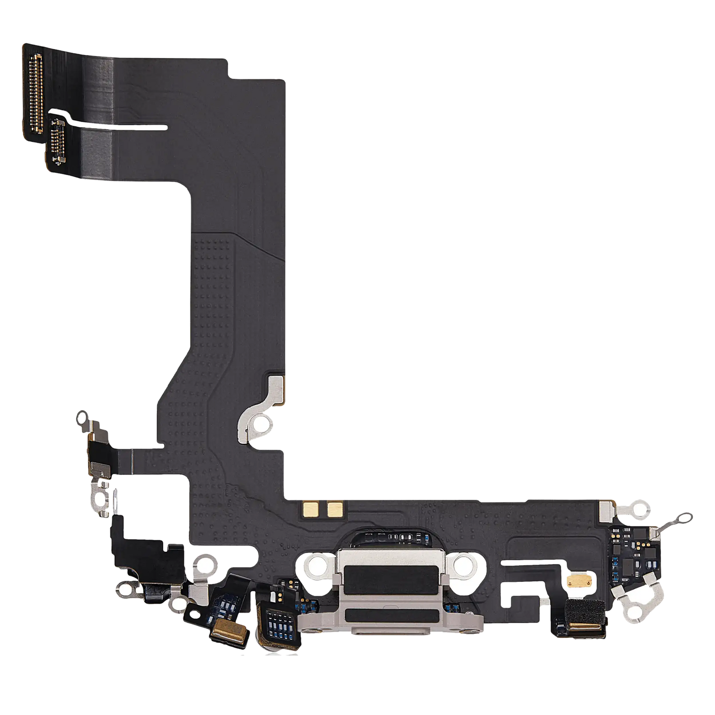 Charging Port Flex Cable For iPhone 13 Mini (Used OEM Pull) (Pink)