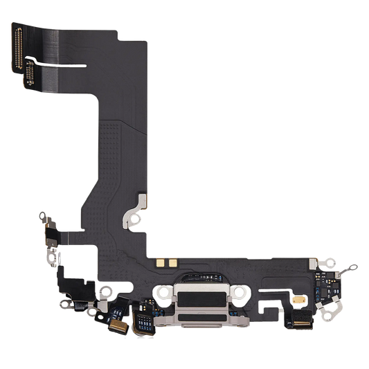 Charging Port Flex Cable For iPhone 13 Mini (Used OEM Pull) (Pink)