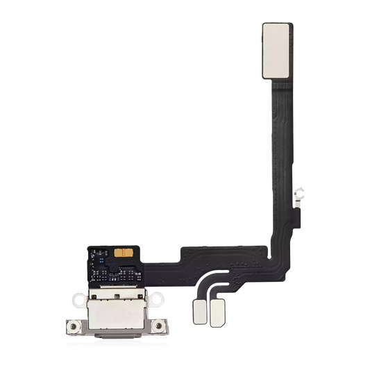 Charging Port Flex Cable For iPhone 16 Pro (Aftermarket Plus) (Natural Titanium)