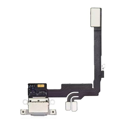 Charging Port Flex Cable For iPhone 16 Pro (Premium) (White Titanium) — product photo 1
