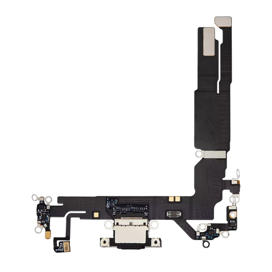 Charging Port Flex Cable For iPhone 16 (Premium) (Black) — product photo 1