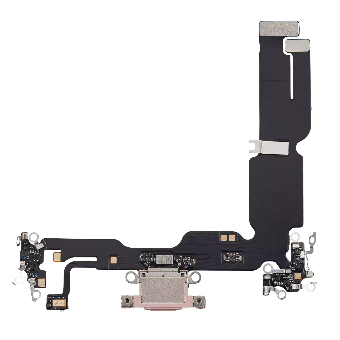 Charging Port Flex Cable For iPhone 15 Plus (Aftermarket Plus) (Pink)