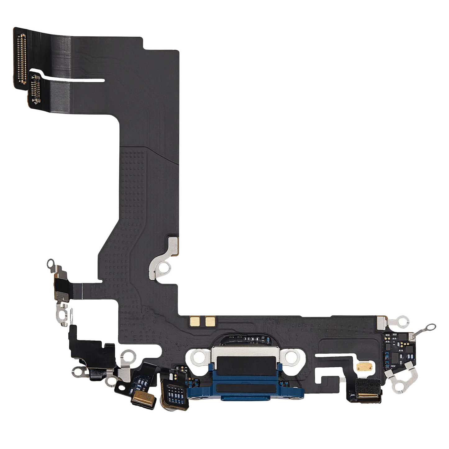 Charging Port Flex Cable For iPhone 13 Mini (Used OEM Pull) (Blue)