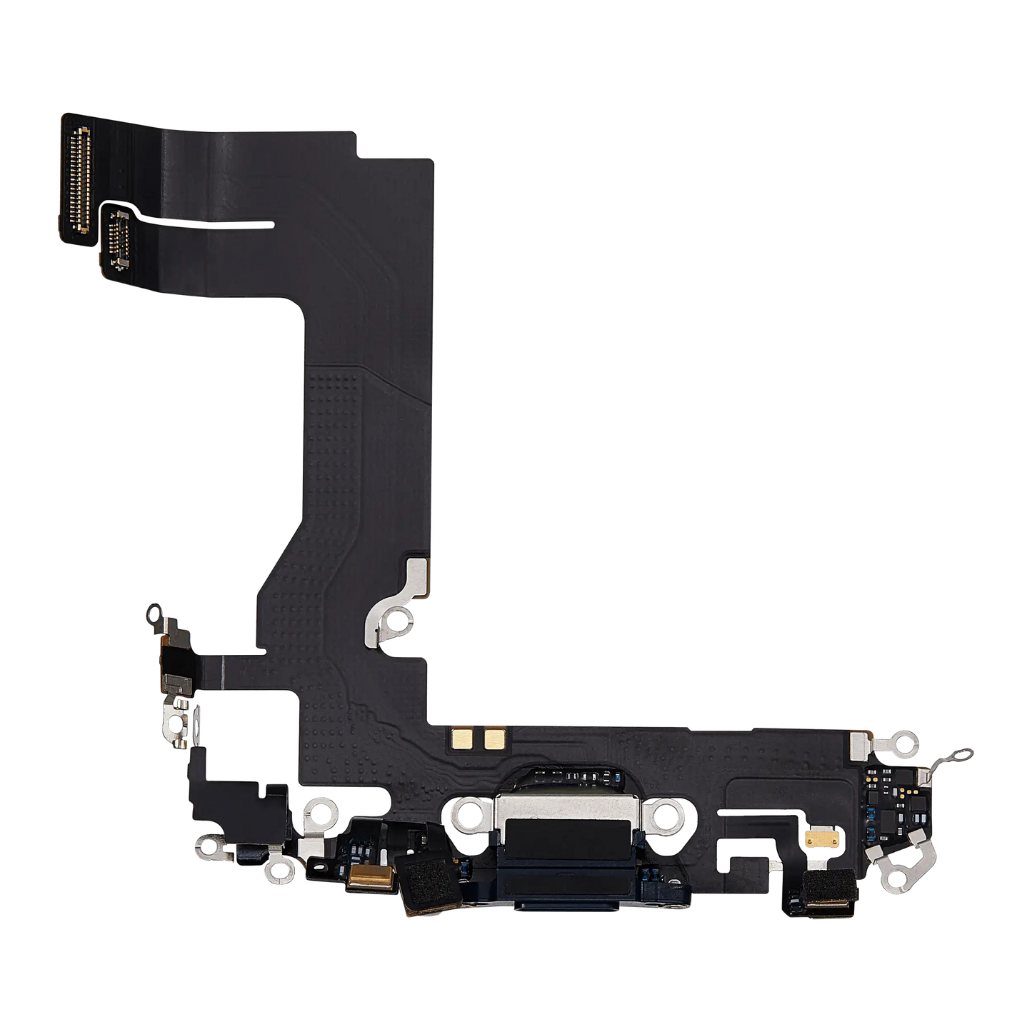 Charging Port Flex Cable For iPhone 13 Mini (Used OEM Pull) (Midnight)