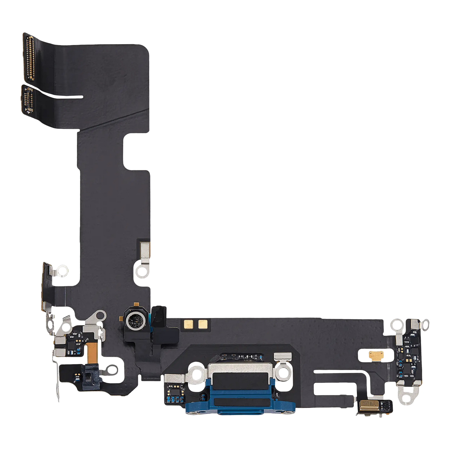 Charging Port Flex Cable For iPhone 13 (Used OEM Pull) (Blue)