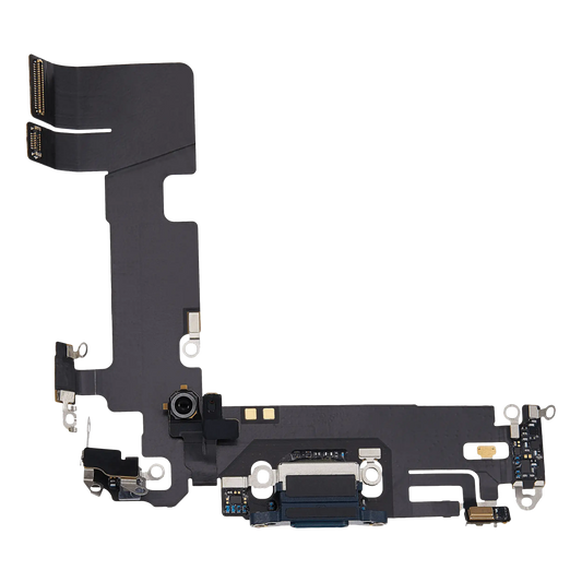 Charging Port Flex Cable For iPhone 13 (Used OEM Pull) (Midnight)