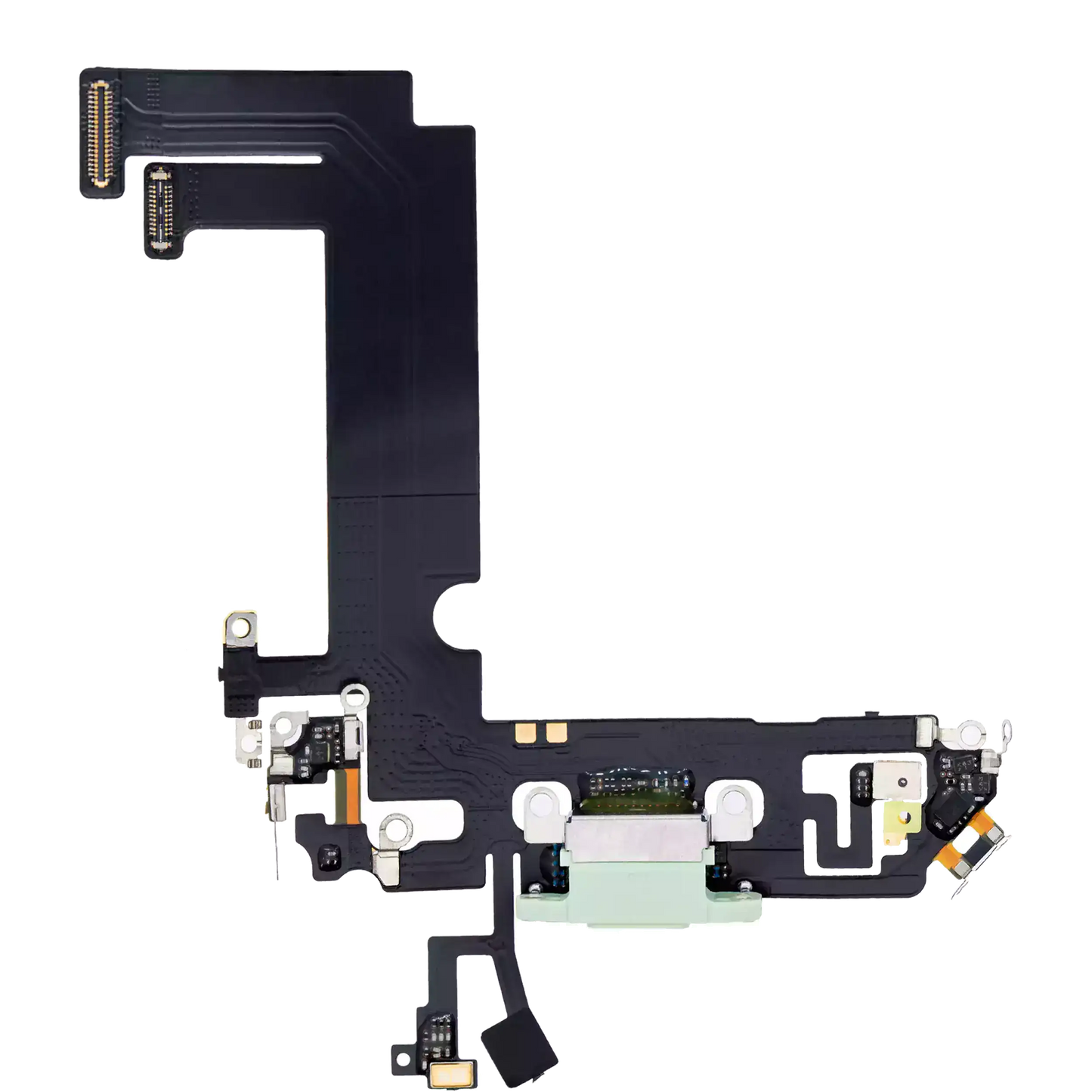 Charging Port Flex Cable For iPhone 12 Mini (Used OEM Pull) (Green)