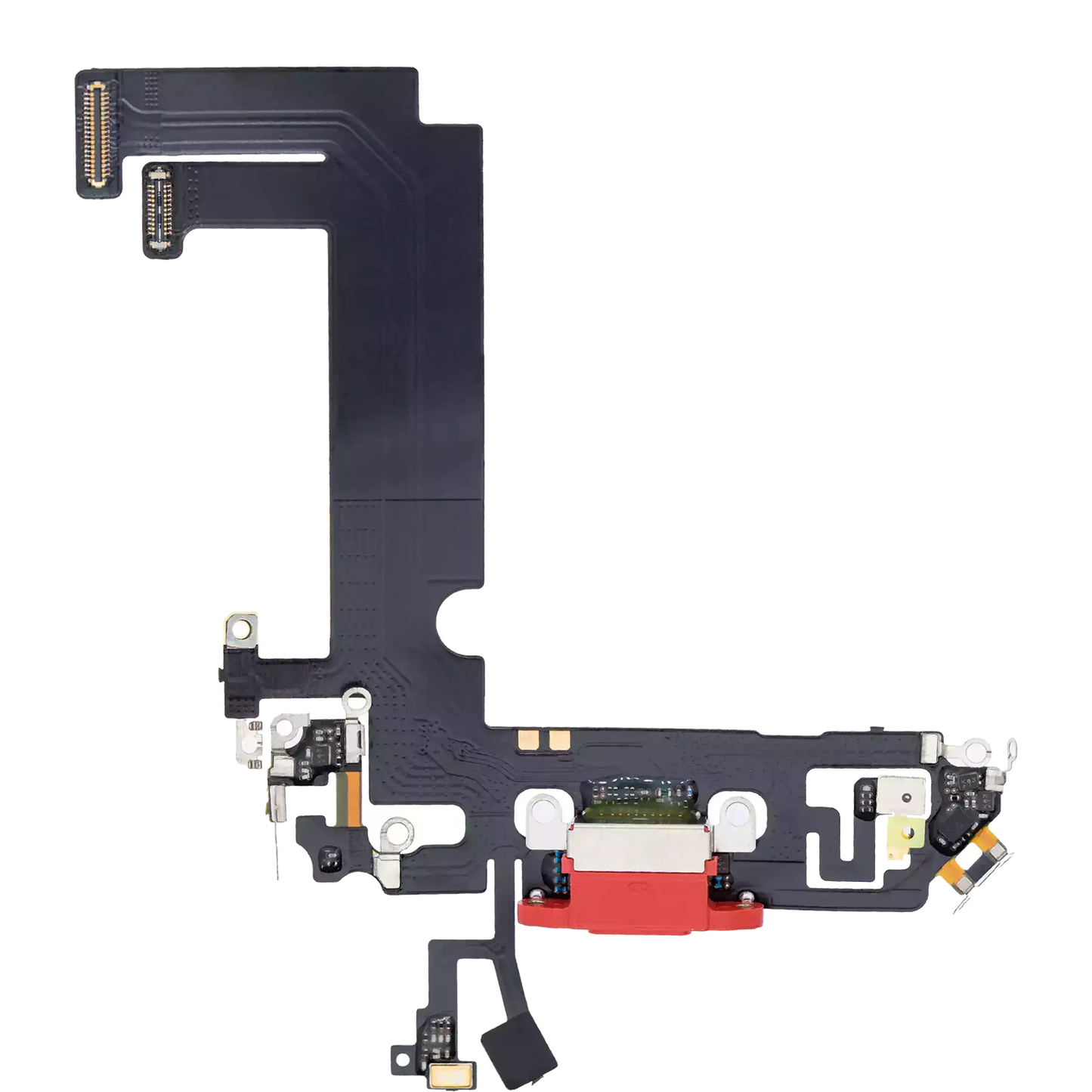 Charging Port Flex Cable For iPhone 12 Mini (Used OEM Pull) (Red)
