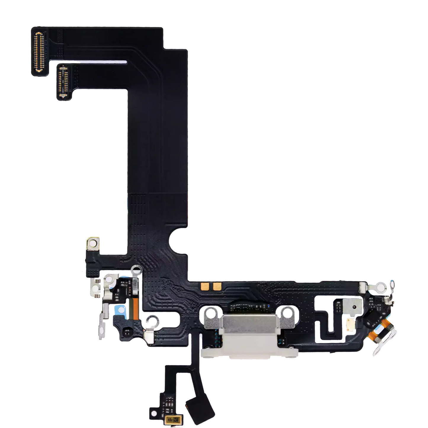 Charging Port Flex Cable For iPhone 12 Mini (Used OEM Pull) (White)