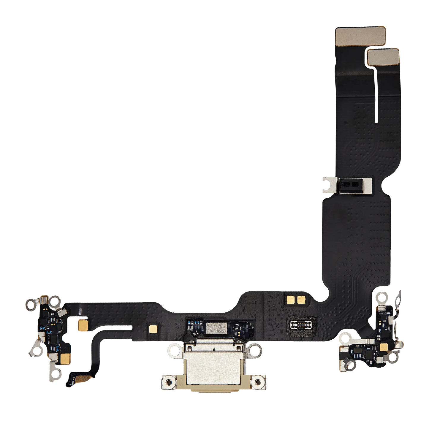 Charging Port Flex Cable For iPhone 15 Plus (Premium) (Yellow)