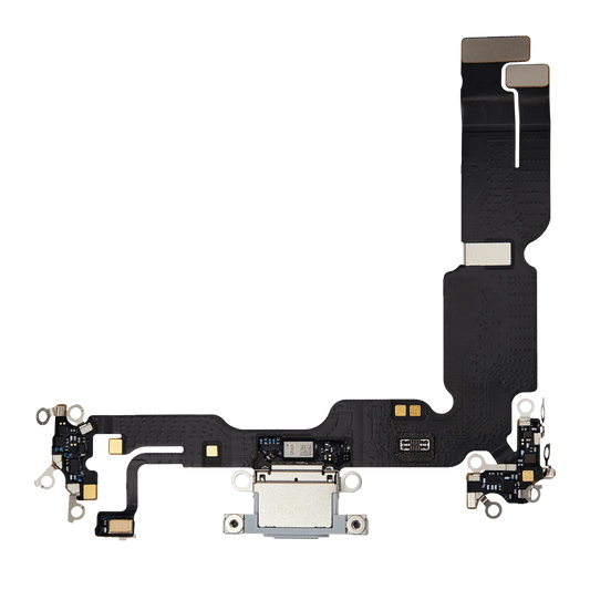 Charging Port Flex Cable For iPhone 15 Plus (Premium) (Blue)