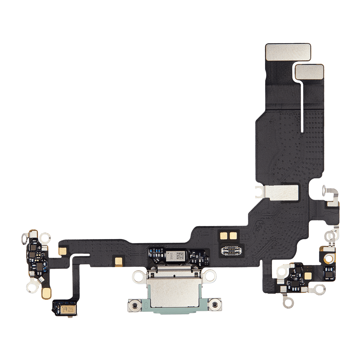 Charging Port Flex Cable For iPhone 15 (Premium) (Green)