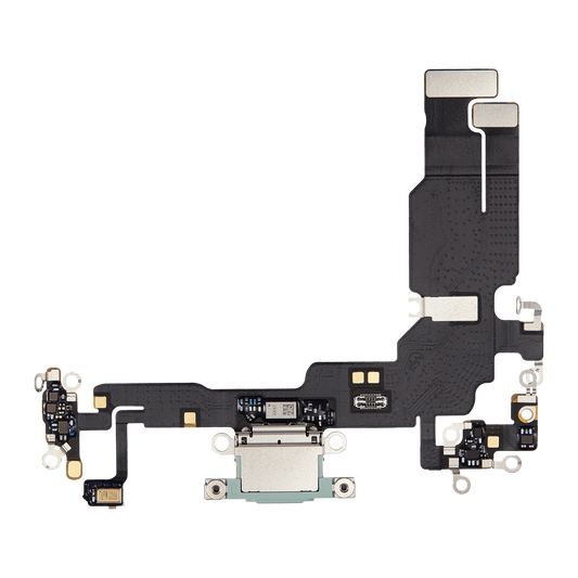 Charging Port Flex Cable For iPhone 15 (Premium) (Green)