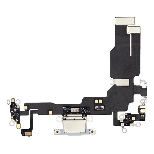 Charging Port Flex Cable For iPhone 15 (Premium) (Blue)