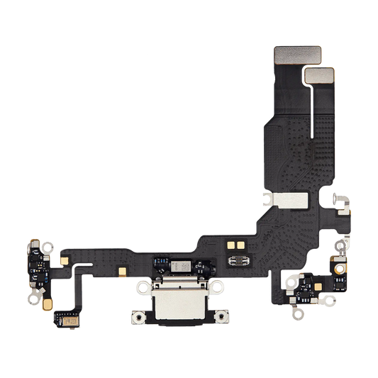 Charging Port Flex Cable For iPhone 15 (Premium) (Black)