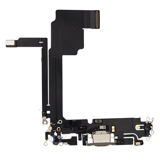 Charging Port Flex Cable For iPhone 15 Pro Max (Premium) (Natural Titanium)