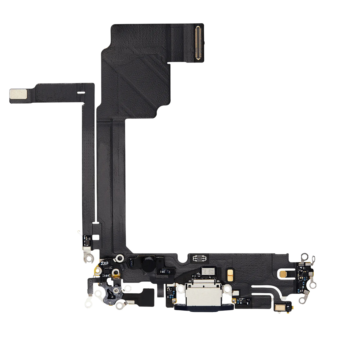 Charging Port Flex Cable For iPhone 15 Pro Max (Premium) (Blue Titanium)
