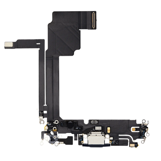 Charging Port Flex Cable For iPhone 15 Pro Max (Premium) (Blue Titanium)