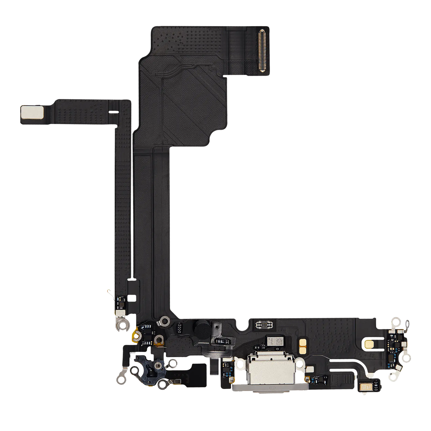Charging Port Flex Cable For iPhone 15 Pro Max (Premium) (White Titanium)