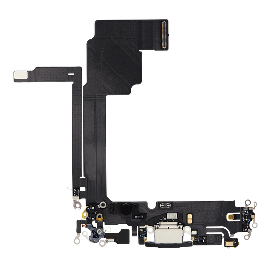 Charging Port Flex Cable For iPhone 15 Pro Max (Premium) (Black Titanium)