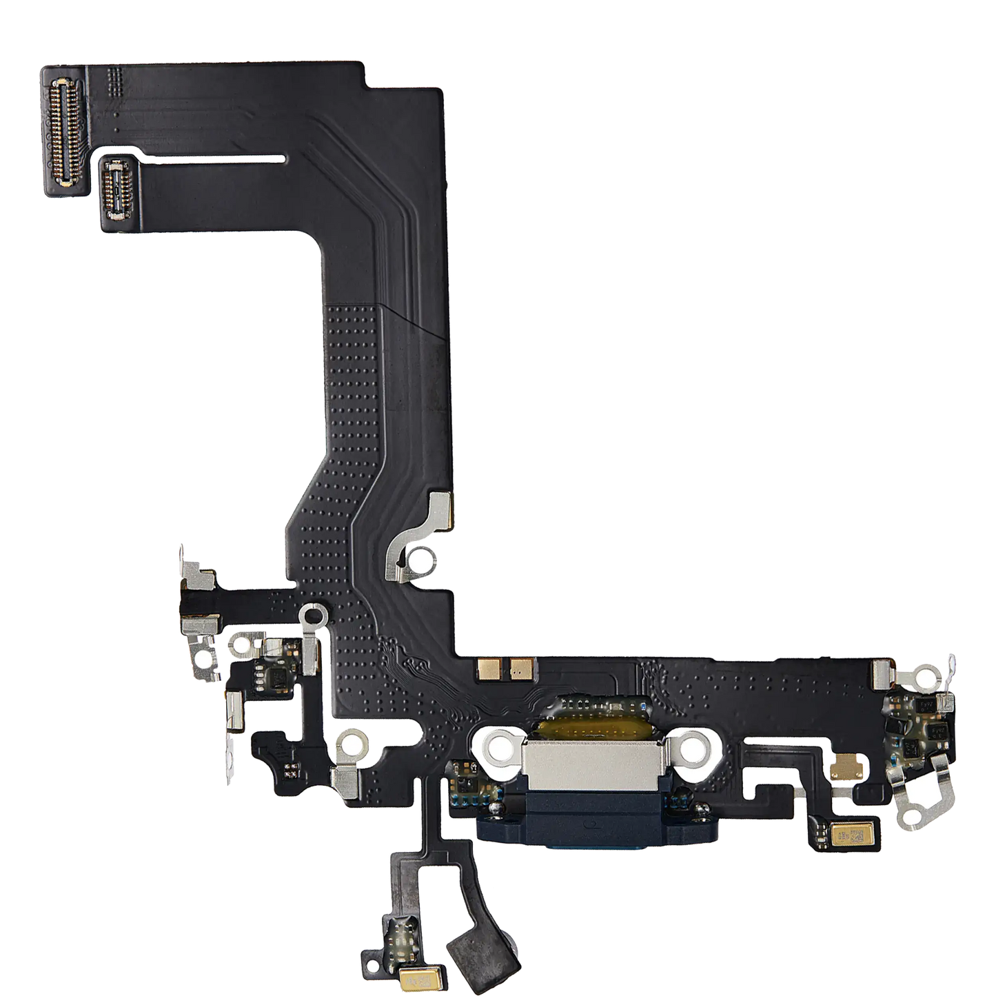 Charging Port Flex Cable For iPhone 13 Mini (Aftermarket Plus) (Blue)