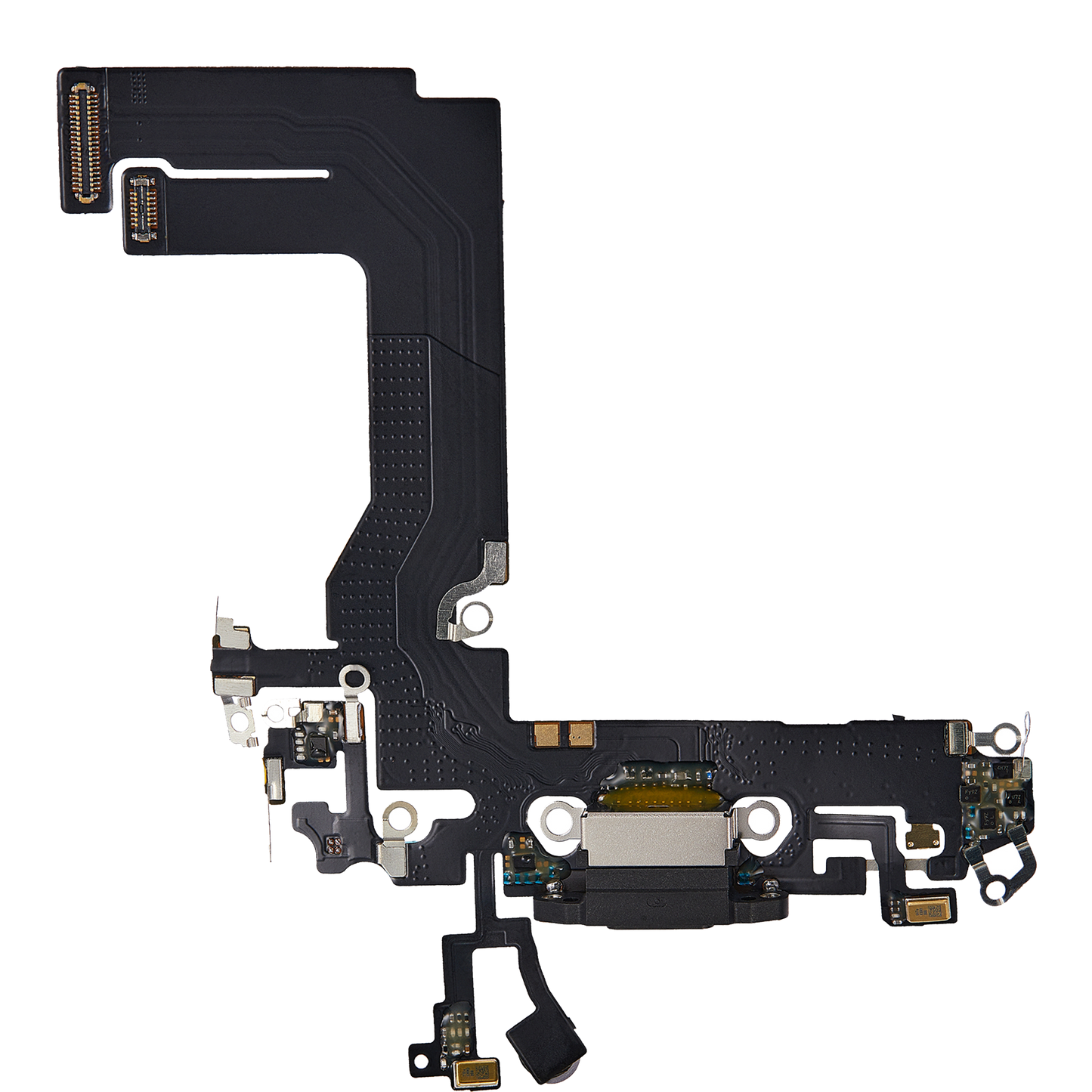 Charging Port Flex Cable For iPhone 13 Mini (Aftermarket Plus) (Midnight)