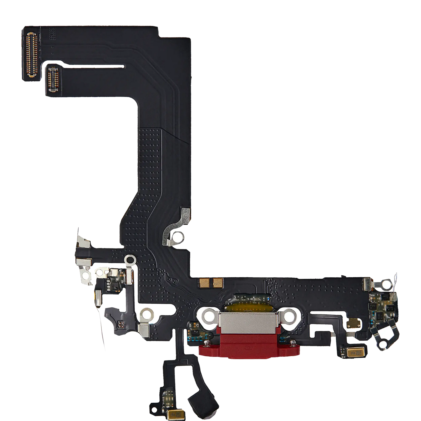 Charging Port Flex Cable For iPhone 13 Mini (Aftermarket Plus) (Red)
